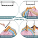 6 Pack-Closet-Organizers-and-Storage, Space-Saving-Hangers Black