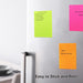 9 Pads Lined Sticky Notes 4x6 in, Bright Large Notepads with Lines