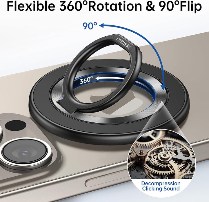 for MagSafe Phone Grip, Magnetic Phone Ring Holder Stand Kickstand