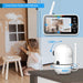 No WiFi Baby Monitor Camera and Audio HB6550, 5" Video Screen