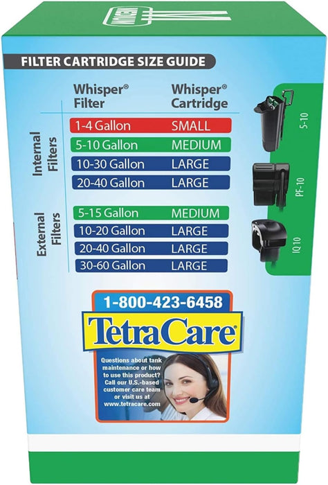 Whisper Bio-Bag Medium Filter Cartridges for Aquariums, 3 Count