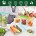 12 Pack Reusable Gallon Freezer Bags Dishwasher Microwave Safe