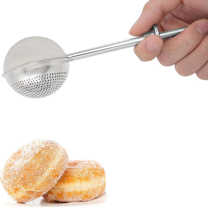 Flour Duster, 304 Stainless Steel Flour Sifter for Baking