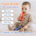 Baby Teething Toys, Silicone Teether for Babies 3 6 12 18 Months, Tools Set Baby Teether Sensory Chew Toys for Toodler I