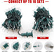 2 Pack Warm White Christmas Lights, 50-Count Green Wire