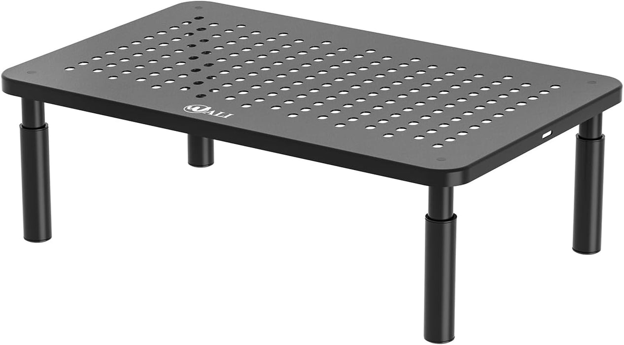 Dual Monitor Stand for Desk, Adjustable Laptop Riser, up to 44 lbs