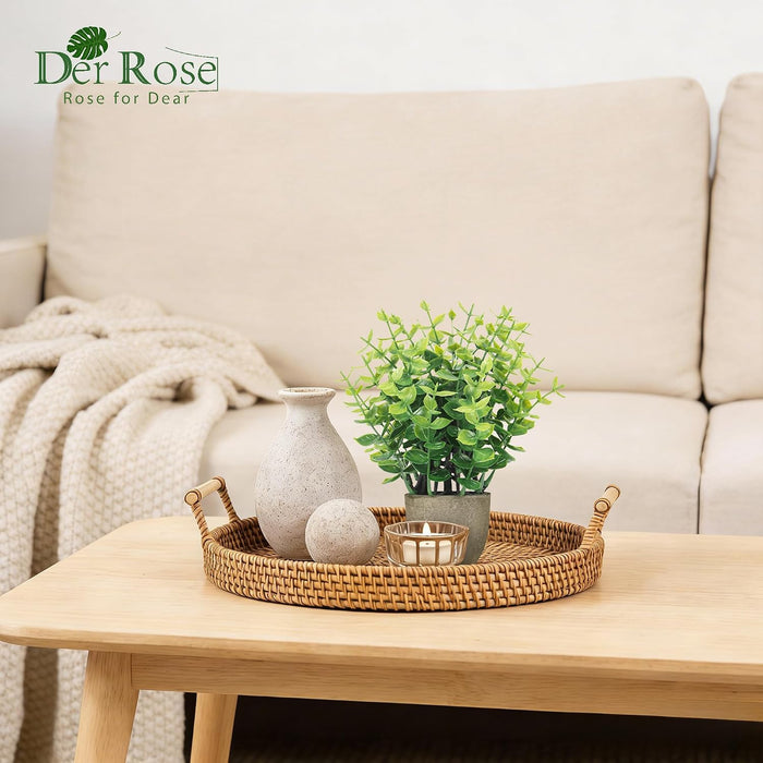 4 Pack Artificial Plants Indoor Fake Plants for Bathroom Decor