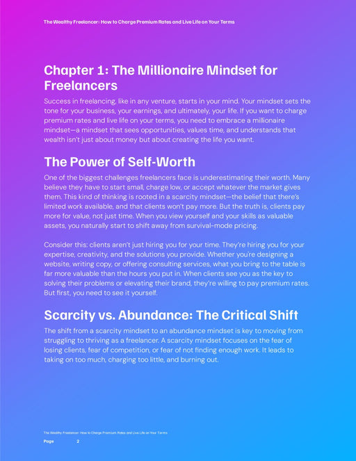The Wealthy Freelancer page 3