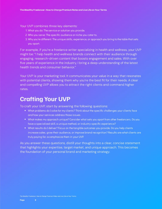The Wealthy Freelancer page 9