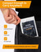 Rain Ponchos for Adults - Extra Long Emergency Poncho with Hood, 6/12/24 Family Pack Raincoat, Home Survival Kits
