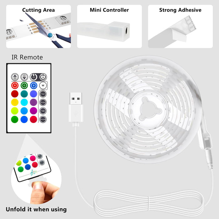 TV LED Backlight for 40-60 Inch TV, 8.2ft LED Lights