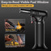 Butane Torch, Refillable Soldering Torch with Visible Fuel Window