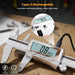 Digital Caliper 6 Inch, Rechargeable All Metal W/Backlight Screen