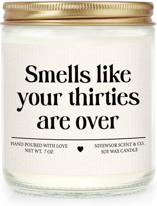 40th Birthday Gifts Women Men, 40th Birthday Candle