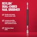 Stainless Steel Nail Groomer, Black, 1 Count