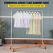 Industrial-Grade Rolling Garment Rack
