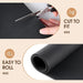Coffee Mat Super Absorbent Dish Drying Mat Coffee Bar Mat 12"x 19", Black