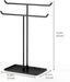 Necklace Holder Stand,Metal Jewelry Organizer for Home Decor,Black
