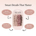 Satin Scrunchies for Women | For All Hair Types Terracotta, 6pcs