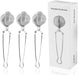 Snap Ball Tea Strainer, 3 Pack Stainless Steel Tea Infuser Filter with Handle for Loose Leaf Tea, Spices, Seasonings