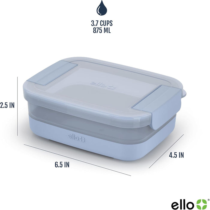 3.7 Cup Plastic Meal Prep Containers, 10 Pc, 5 Pack, Melon