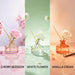 Reed Diffuser Set 3 Pack Cherry Blossoms White Flower Vanilla Scented Air Freshener, Reed Diffusers for Home 2.71oz Each