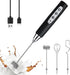 Handheld Milk Frother Wand for Coffee, Rechargeable Electric Whisk