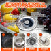 3 in 1 Kitchen Sink Drain Strainer and Stopper Silver 1 Pack