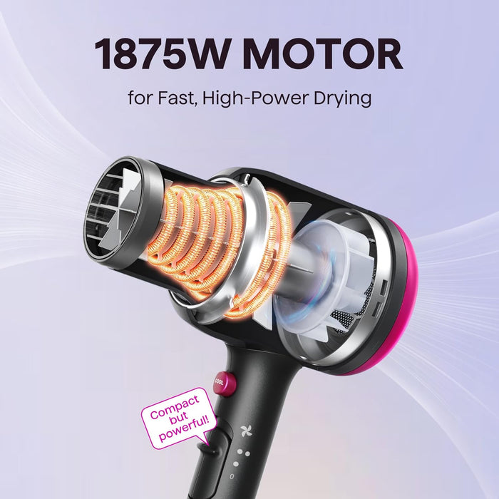 Blown Away Ionic Hair Dryer with Diffuser for Curly Hair
