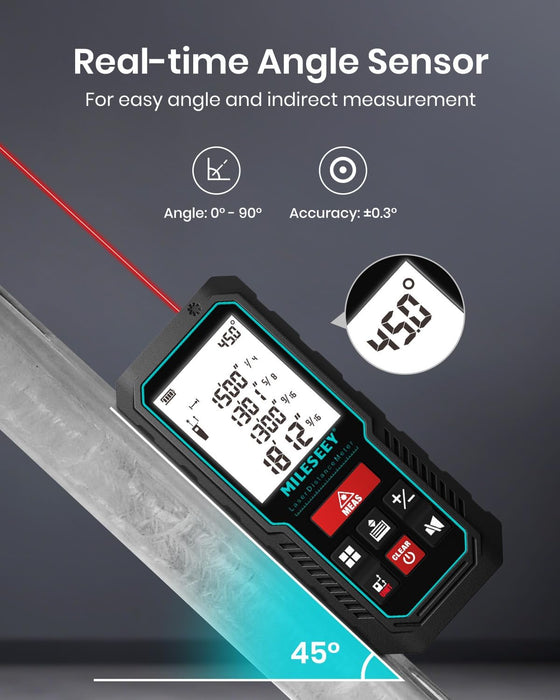 Laser Measure, Laser Measuring Tool with Angle Sensor
