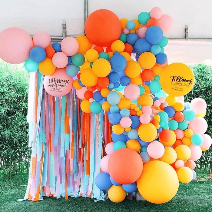 Pastel Crepe Paper Streamers 6 Rolls 492 FT Streamers