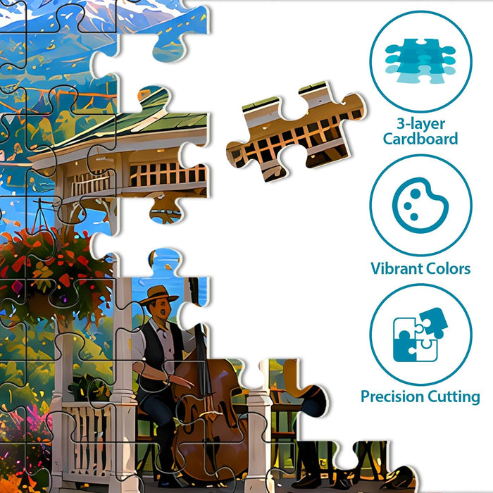500 Piece Puzzles for Adults, Hot Air Balloon Festival Jigsaw Puzzle