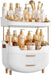 4-Tier Makeup Organizer Bathroom Countertop Storage White