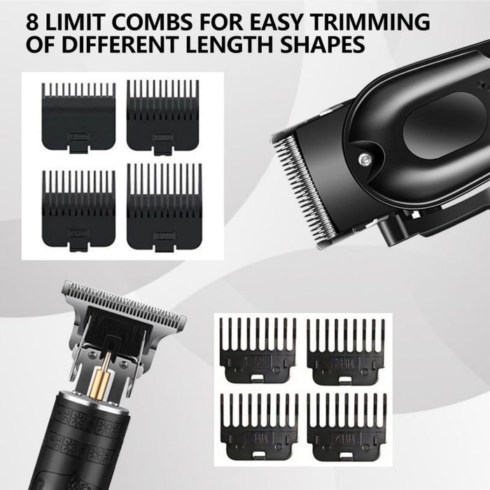 Hair Clippers for Men, Cordless Hair Cutting Kit with Trimmer Shaver