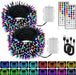 RGB Color Changing Chirstmas Lights Battery Operated with Remote