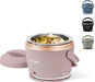 Electric Lunch Box, Portable Food Warmer for Travel, Car, On-the-Go, 20-Ounce, Blush Pink | Keeps Food Warm & Spill-Free
