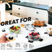 30 PC Glass Food Storage Containers with Lids - Reusable Glass Meal Prep Containers for Lunch and Leftovers - Airtight & Leakproof Snap Locking Lids - Oven, Freezer, Microwave, Dishwasher Safe