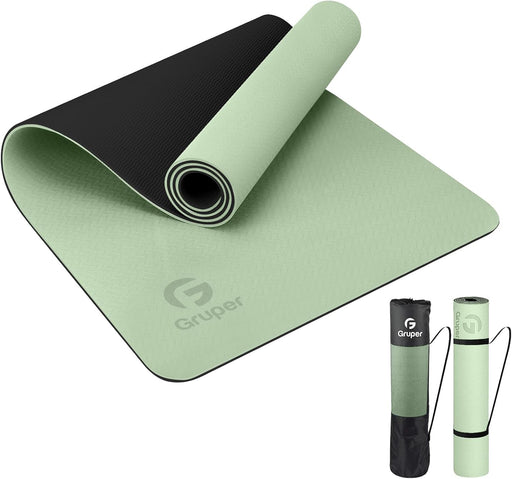 Yoga Mat Non Slip, Eco Friendly Exercise Mat with Carrying Strap