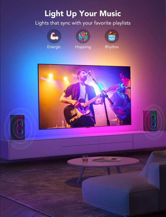 Govee TV LED Backlight, RGBIC Smart LED Strip Lights for 70-80 inch TVs