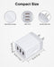 USB Charger Cube Wall Charger Plug  3.1A 3 Muti Port USB Adapter Plug