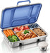 Stainless Steel Lunch Box, Dark Blue, 1100 ml/37 oz