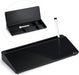 Desktop Whiteboard with Storage, Desk Organizer Dry Erase Glass White Board to-do List Memo Notepad for Home Office and School Supplies (Black)