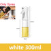 200 mL Kitchen Oil Sprayer Bottle — Black