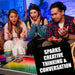 HUES and CUES - Vibrant Color Guessing Board Game for 3-10 Players Ages 8+, Connect Clues and Guess from 480 Color Squar