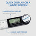Digital Angle Finder Protractor, 7-Inch (200mm) Measuring Tool