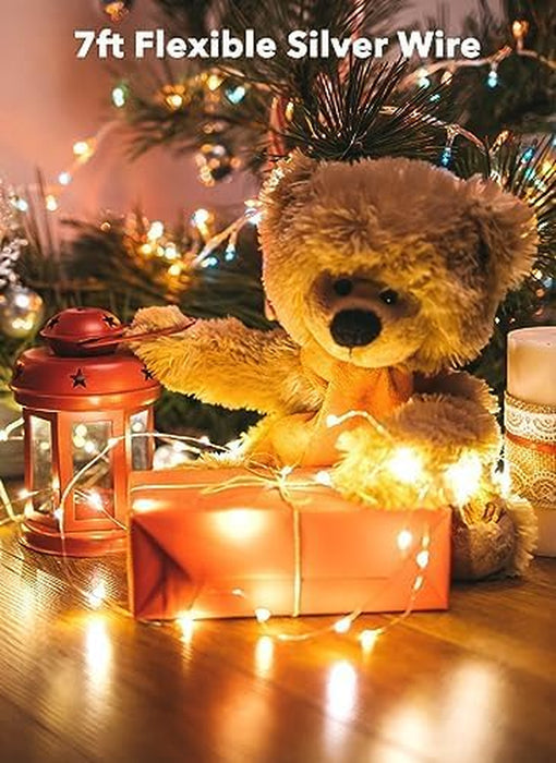 12 Pack 7ft Battery Operated LED Fairy Lights for Xmas Decoration