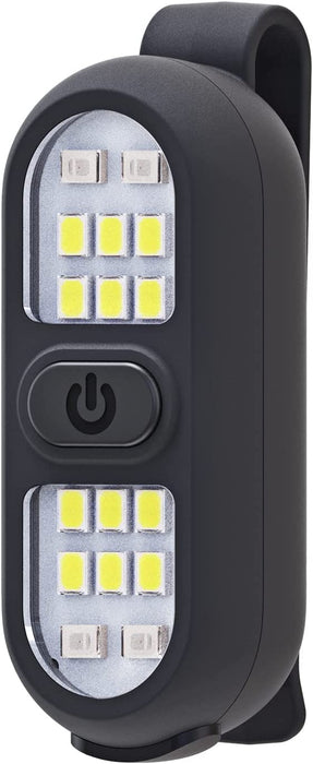 Clip on Flashlight, Running Lights for Runners Dog Light for Dog Walking at Night Rechargeable Safety Portable EDC Flashlight Gift for Runners Hands Free LED Work Light Flashing Camping Hiking Gear