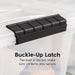 4-Pack 72 Quart Storage Bins with Lids, Clear