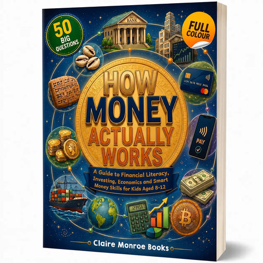 How Money Actually Works by Claire Monroe — Illustrated Finance Book for Ages 8–12