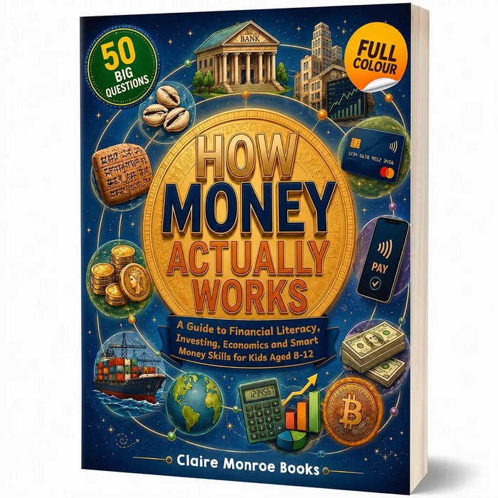 How Money Actually Works by Claire Monroe — Illustrated Finance Book for Ages 8–12